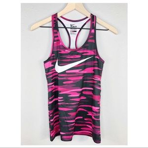 Nike Dri-Fit Camo Print Racer Back Tank Top